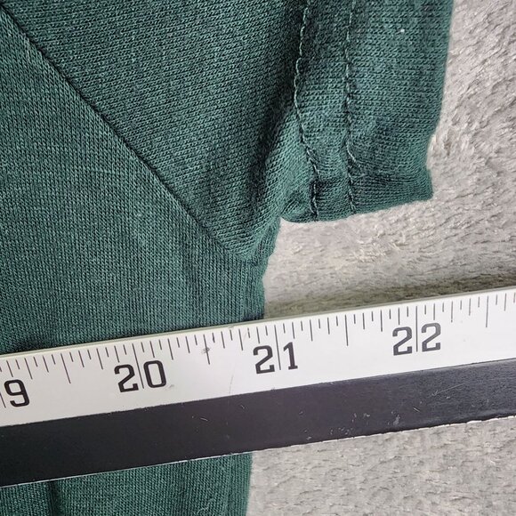 Womens Green Pretty Garden Drawstring Waist Jumpsuit V Neck Faux Wrap Size XL - Picture 6 of 9